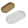 DIY Oval Storage Tray Silicone Molds DIY-B076-02B-1