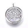 316 Surgical Stainless Steel Diffuser Locket Pendants STAS-E112-20E-1