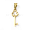 PVD Vacuum Plating 304 Stainless Steel Pendants STAS-P315-06G-2
