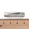 Non-Tarnish 316 Stainless Steel Bayonet Clasps STAS-K282-07B-P-3