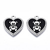 Eco-Friendly Alloy Enamel Pendants X-ENAM-Q437-042P-01-NR-1
