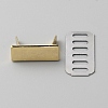 Zinc Alloy Bag Decorative Clasps PURS-WH0005-18LG-1