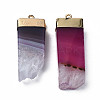 Natural Agate Pendants G-Q998-039A-2