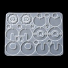 DIY Silicone Irregular Shape Pendant Molds DIY-M047-01D-3