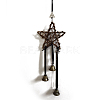 Rattan & Iron Witch Bells Wind Chimes Door Hanging Pendant Decoration WICR-PW0001-25B-2