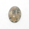 Mixed Oval Shape Natural Moss Agate Cabochons G-N0070-15x20mm-01-2