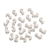 Tarnish Resistant 304 Stainless Steel Letter Charms STAS-O072-J-2