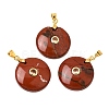 Natural Red Jasper Pendants GG-CBA260E-03G-15-1