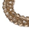 Transparent Glass Beads Strands EGLA-A035-T4mm-D16-4