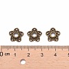 Tibetan Style Alloy Bead Caps X-K0P34071-4