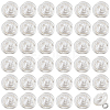 Gorgecraft 50Pcs Plastic Imitation Pearl Shank Buttons FIND-GF0005-57-1