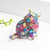 Cat Shape Resin Display Decorations PW-WG314BB-02-1