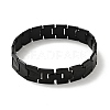 PVD Vacuum Plating 201 Stainless Steel Rectangle Watch Band Bracelet BJEW-H550-01EB-1