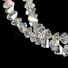 Electroplate Transparent Glass Beads Strands EGLA-P061-04C-AB16-2