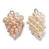 Natural Cultured Freshwater Pearl Pendants PEAR-H018-4