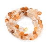 Natural Yellow Quartz Beads Strands G-P497-01C-45-3