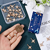 30Pcs Alloy Rhinestone Pendants FIND-SC0011-04-3
