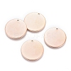 Ion Plating(IP) 304 Stainless Steel Pendants EJEW-L238-01A-RG-1