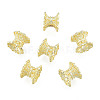 Brass Double Bead Caps KK-N259-23-2