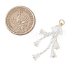 Glass Seed Beaded Pendants PALLOY-MZ01230-3