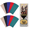 20Pcs 5 Colors Cotton Aida Cloth Bookmarks for Cross Stitch Making AJEW-GL0003-01-9