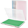 Transparent Plastic Packaging Boxes with Hinged Lid AJEW-WH20060-89-1