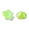 Gradient Color Acrylic Bead Caps OACR-Z028-01C-2
