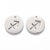 Tarnish Resistant 201 Stainless Steel Pendants STAS-Z001-B-12P-1