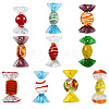 10Pcs 10 Styles Glass Pendants GLAA-CJ0002-89-1