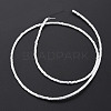Glass Silk Stain Style Beads Strands GLAA-N047-001A-07-3