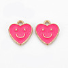 Alloy Enamel Charms X-ENAM-T016-12A-RS-2