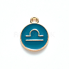 Alloy Enamel Pendants ENAM-S124-01B-05K-2