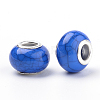 Imitation Turquoise Style Resin European Beads OPDL-Q132-01-2