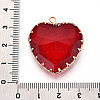Transparent Glass Pendants KK-N283-01F-G-3