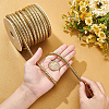 PU Imitation Leather Braided Cord WL-WH0003-14B-3