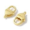 Brass Lobster Claw Clasps KK-F893-04G-2