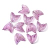 Fishtail Shape Transparent Acrylic Pendants LS-TACR-TAC0007-01D-2