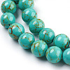 Synthetic Turquoise Beads Strands X-TURQ-H038-10mm-XXS10-3
