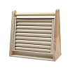 Velvet with Wood Jewelry Display Stands NDIS-F004-04A-1