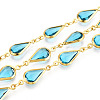 Brass Teardrop Link Chains CHC-N023-09C-G-1