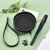   PU Leather Bag Straps with Rivet & PU Leather Bottom for Knitting Bag FIND-PH0004-75-2