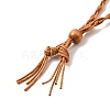 Braided Wax Rope Cord Macrame Pouch Necklace Making NJEW-J007-06-3