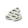 Non-Tarnish 201 Stainless Steel Pendants STAS-B055-01P-S-2