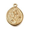 304 Stainless Steel Pendants STAS-K322-26B-G-1