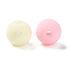 Rubberized Style Imitated Silicone Acrylic Beads MACR-D029-01C-2