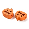 Printed Wood Beads WOOD-Z002-15B-2