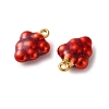 304 Stainless Steel Enamel Pendants STAS-B100-06G-05-2