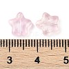 Transparent Spray Painted Frosted Glass Beads X2-GLAA-NH0003-01C-3
