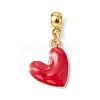 Alloy Enamel European Dangle Charms PALLOY-JF02362-2