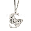 201 Stainless Steel Necklaces NJEW-Q336-01S-P-1